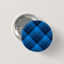 Blue Black Tartan Knapp