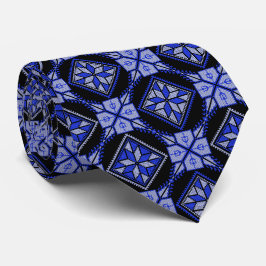 Blue & Black Tatreez Henna Thobe Mönster Slips