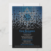 Blue Black Video Gamer Pub Mitzvah