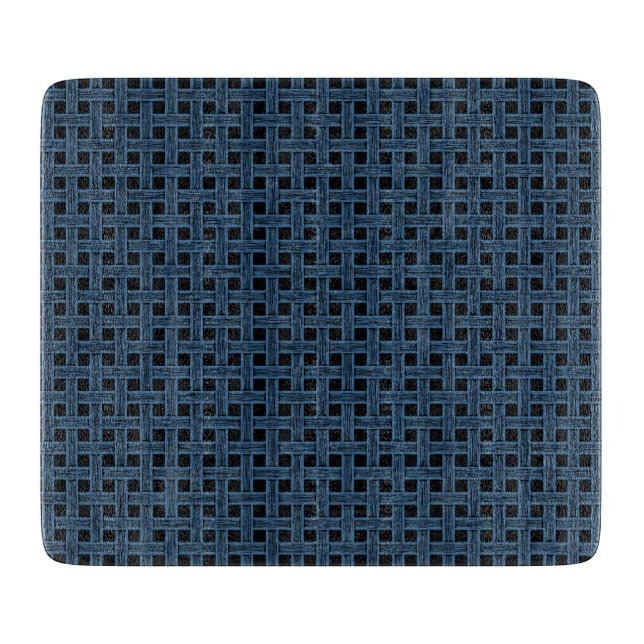 Blue Black Weave Pattern (Framsidan)