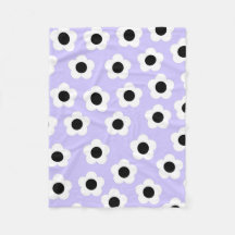 Blue Black White Tropical Blommigt Botanical Vår