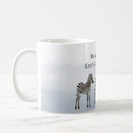 Blue Black Zebras Be Your Own Kind of Beautiful Kaffemugg