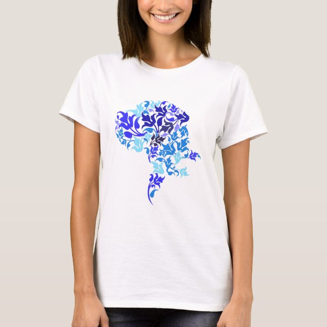 Blue blad Great dane Tee Shirt (Framsida)
