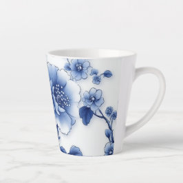 Blue Blommar Tea Kopp