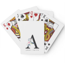 BLUE BLOMMIGT ALFABETS NAMN BREV A