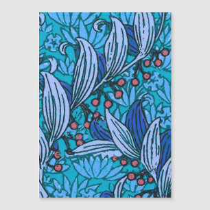 Blue Blommigt Antique Boho Modern