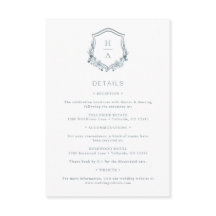 Blue Blommigt Bröllop