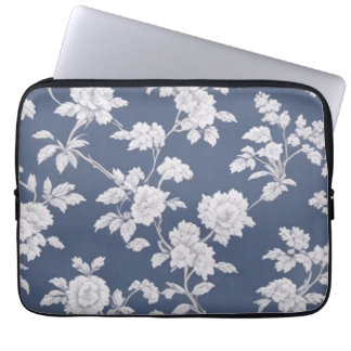 Blue blommigt fodral