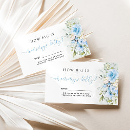Blue blommigt hur stor är mamma Bürg? Tilläggskort