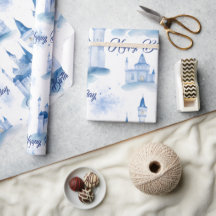 Blue Blommigt Princess Girl Födelsedagsfest