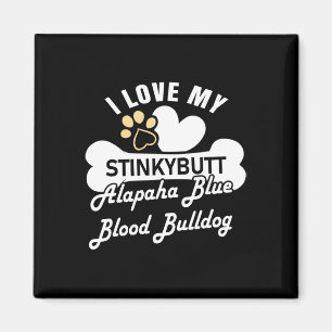 Blue Blood Bulldog Hund - Alapaha Blue Blood Bulld Magnet