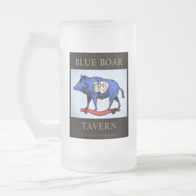 Blue Boar Tavern Frosted Mugg (Vänster)