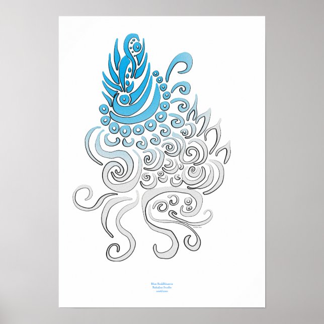 Blue Boddhisatva Poster (Framsidan)