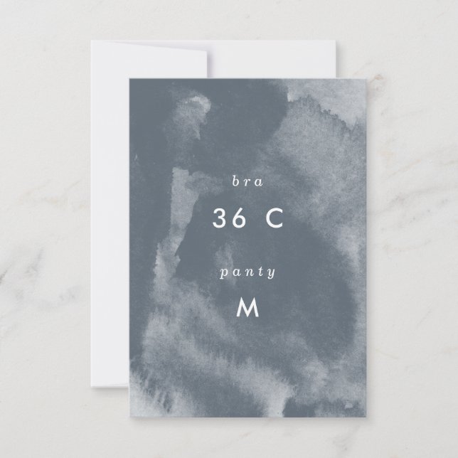 Blue Boho Watercolor Bachelorette Party Spara Datumet (Framsida)