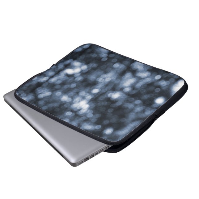 Blue Bokeh Computer Sleeve (Framre botten)