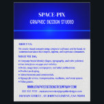 Blue Bokeh Guilloché Design, Graphic Designer Reklamblad<br><div class="desc">Blue Bokeh Guilloché Design,  Graphic Designer Advertising Flyers by the Affärskort Store.</div>