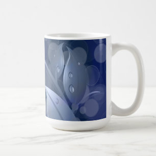 Blue Bokeh Lövs Kaffemugg