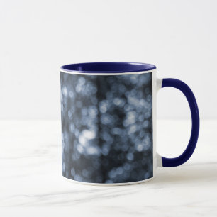Blue Bokeh Ringer Mugg