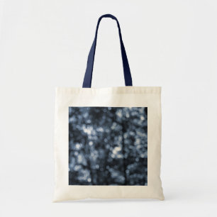 Blue Bokeh Tote-väska Tygkasse