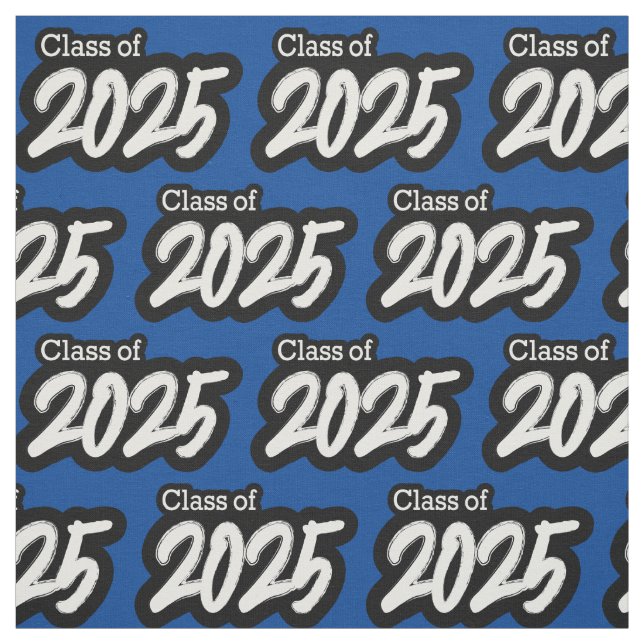 Blue Bold Push Class of 2025 Tyg (Provkarta)