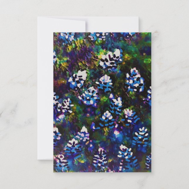 Blue Bonnet Medley Kort (Framsida)