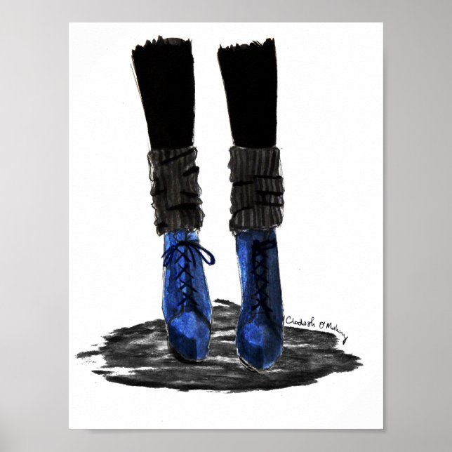 Blue Boots Poster (Framsidan)