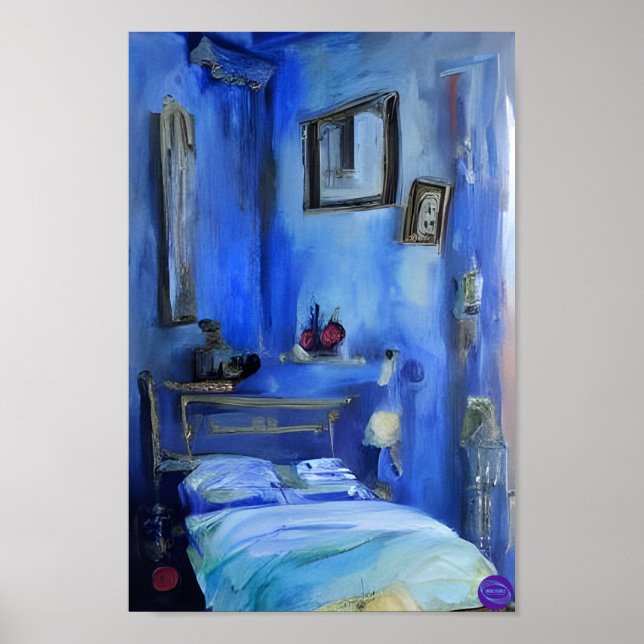 BLUE BOUDOIR POSTER (Framsidan)