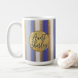 Blue Bougie Rand Personlig Coffee Mugg