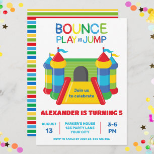 BLUE BOUNCE PLAY OCH JUMP-INBJUDAN MEDDELANDE