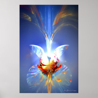 Blue Bouquet Poster