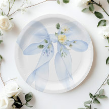 Blue Bow Baby i Bloom Wildblomsterduschen