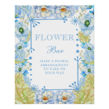 Blue Bow Baby Shower Boy Flower Pub