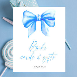 BLUE BOW BOKAR CARDS OCH GIFTS Poster