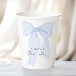 Blue Bow Coquette Baby Shower