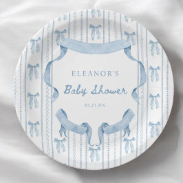 Blue Bow Coquette Blue Boy Shower