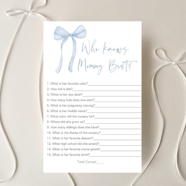 Blue Bow Coquette Boy som känner Mammans bästa spe (Skapare uppladdad)