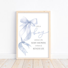 Blue Bow, det är en pojkvän-babyskare Poster
