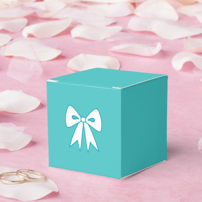 Blue Bow Gift Boxes Presentaskar (Bröllop)