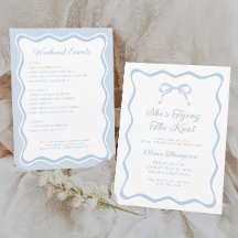 Blue Bow Hon Gifter sig Bachelorette Party