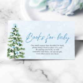 Blue Bow Julgran Bokar för Baby Baby Shower Tilläggskort