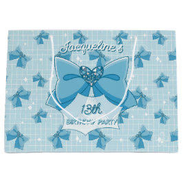 Blue Bow Magical Girl Birthday