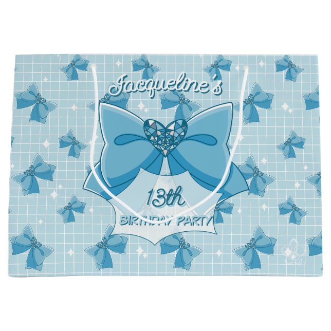 Blue Bow Magical Girl Birthday (Framsidan)
