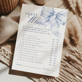 Blue Bow Möhippa Gissa vem som sa att det spelades