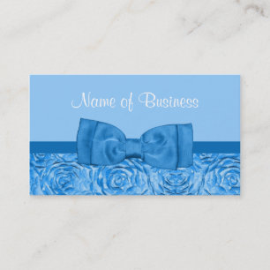 Blue Bow Rose Boutique Visitkort