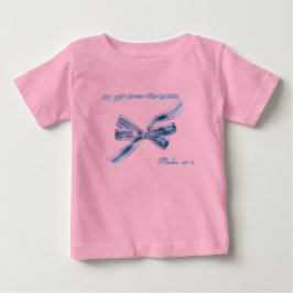 Blue Bow Tutu Bodydress T-shirt