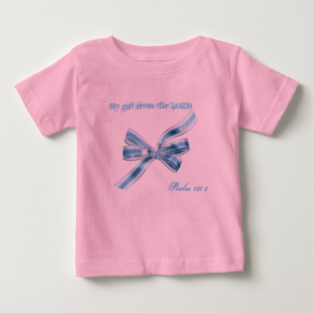 Blue Bow Tutu Bodydress Tee (Framsida)