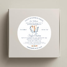 Blue Bow Utensils Cooking Cottage Food Law Bakery 