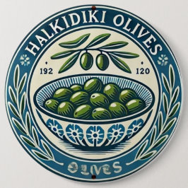 Blue Bowl Greek Olive Picture Design Knapp