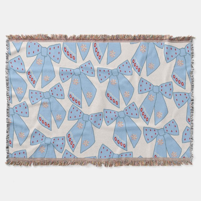 Blue Bows Coquette Filt (Framsidan)