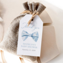 Blue Bowtie Boy Shower